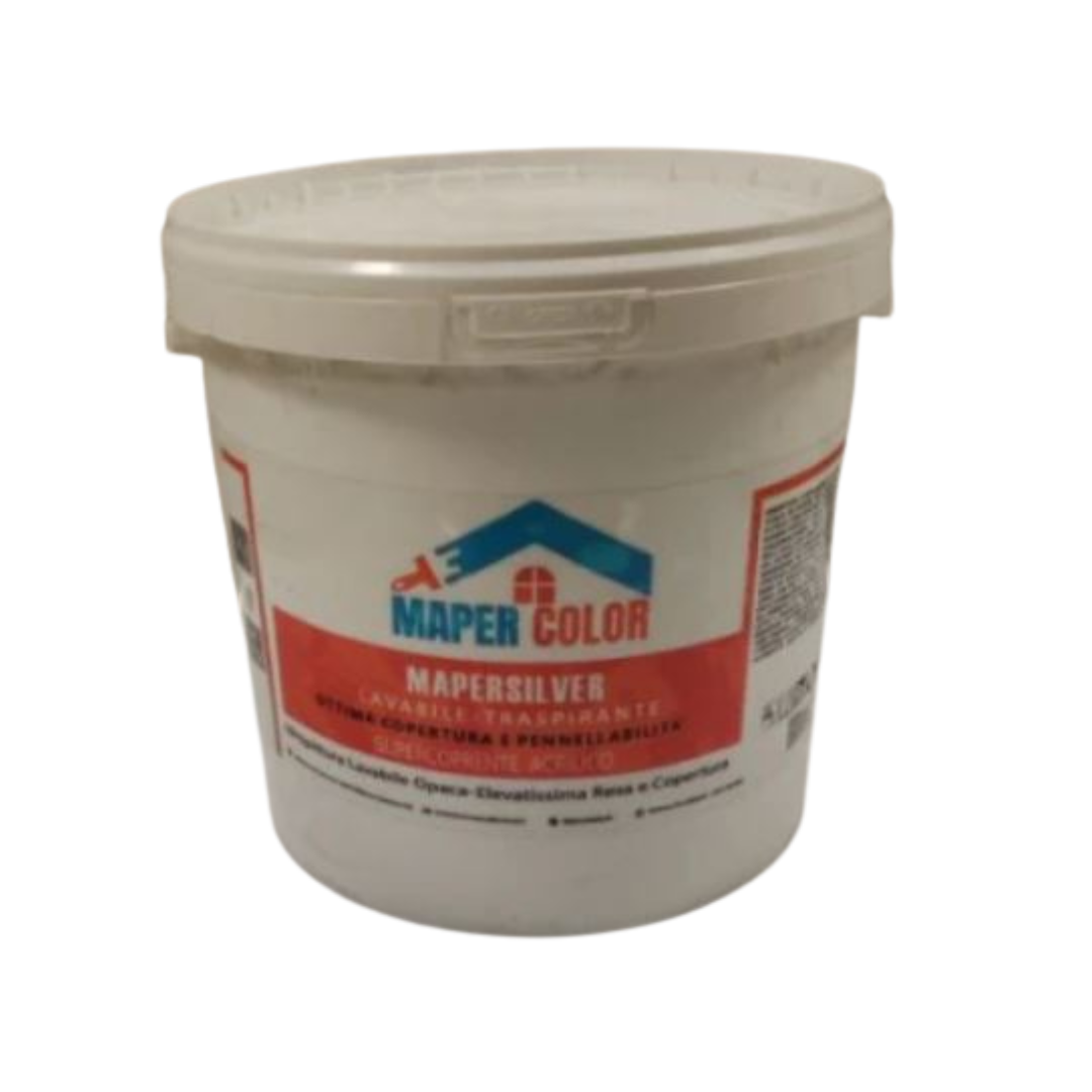 Pittura idrorepellente lavabile traspirante
Campo di Applicazione
E' una pittura per interni con ottime prestazioni per la protezione e la decorazione di tutte le superfici.
Indicata la copertura sia di supporti nuovi che già pitturati
Proprietà del materiale
Elevata traspirabilità
Resistente ai colpi di spugna
Ottima copertura
Facile applicazione
Antigoccia
Idonea su tutti i comuni supporti utilizzati
Resa: 1lt / 8mq (due mani resa teorica)