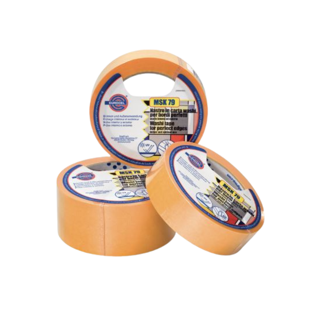 Edilizia professionale
msk 79
Nastro per mascheratura in carta washi molto liscia e sottile, indicato per l’uso nel settore edilizio anche in esterni fino a 60 giorni. Facile da rimuovere, utilizzabile anche su aree appena verniciate o molto lisce. Specifico per la definizione precisa dei bordi nello stacco colore.