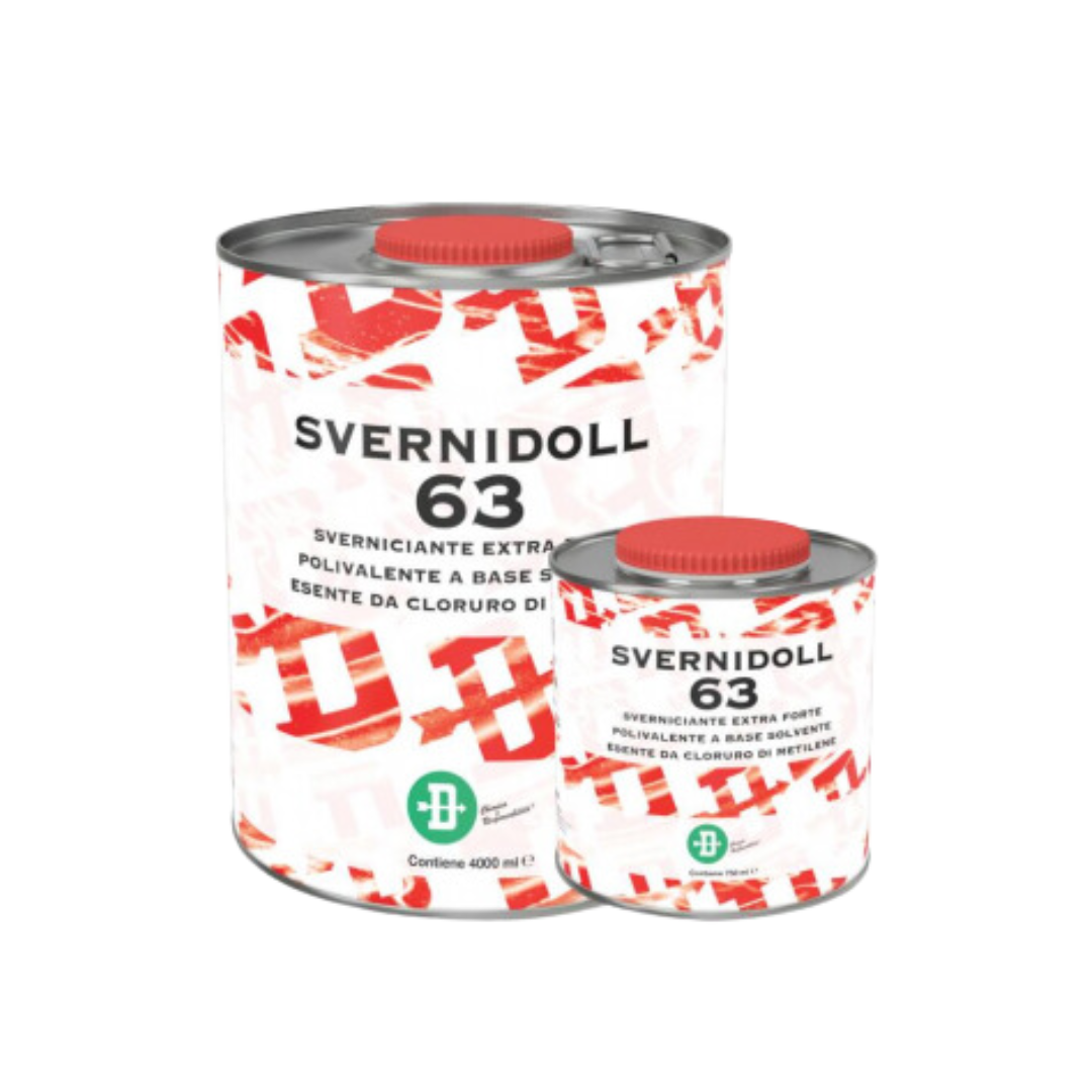 Sverniciante svernidoll 63 Dollmar.
Sverniciatore neutro, di aspetto addensato e
a carattere tixotropico, formulato
con mix di solventi organici ma esente da Cloruro
di Metilene e N Methy Pirrolidone.
Grazie ad una formulazione bilanciata ed
aggressiva, il prodotto SVERNIDOLL63
è in grado di asportare con facilità e rapidità
vernici e smalti anche molto invecchiate
applicati su qualsiasi superficie
(legno, metallo, muro), con eccezione
di plastiche e vetro resina.